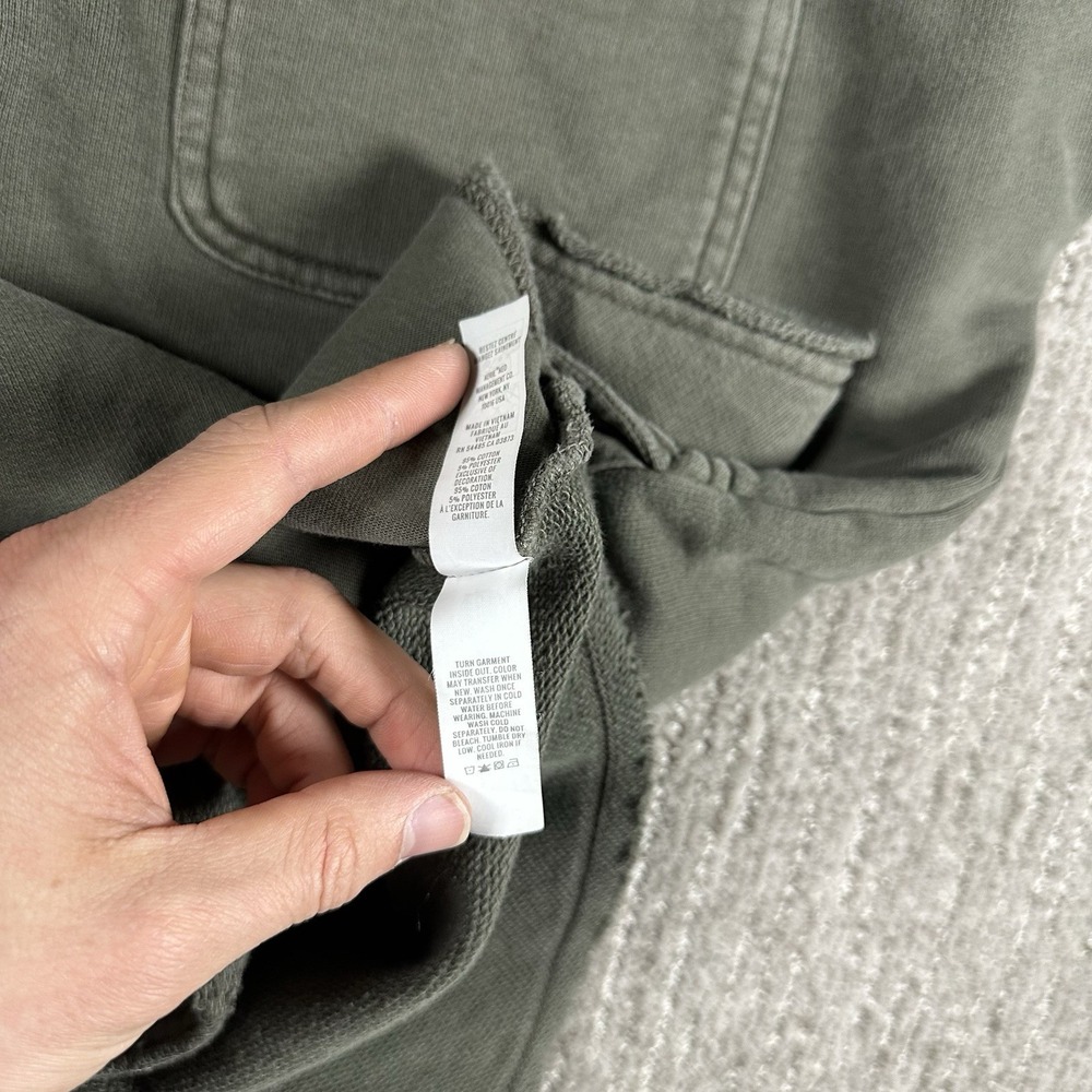 Offline By Aerie Womens Small Green Button Up Shacket Shirt Long Sleeve Pockets - Picture 8 of 10